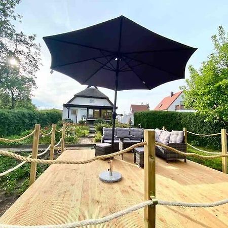 Ferienhaus Mit Wasserblick Auf Der Insel Usedom Krummin Bagian luar foto